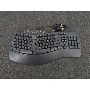 Perixx PERIBOARD-512 Wired Split Ergonomic Keyboard Multimedia Keys Palm Rest